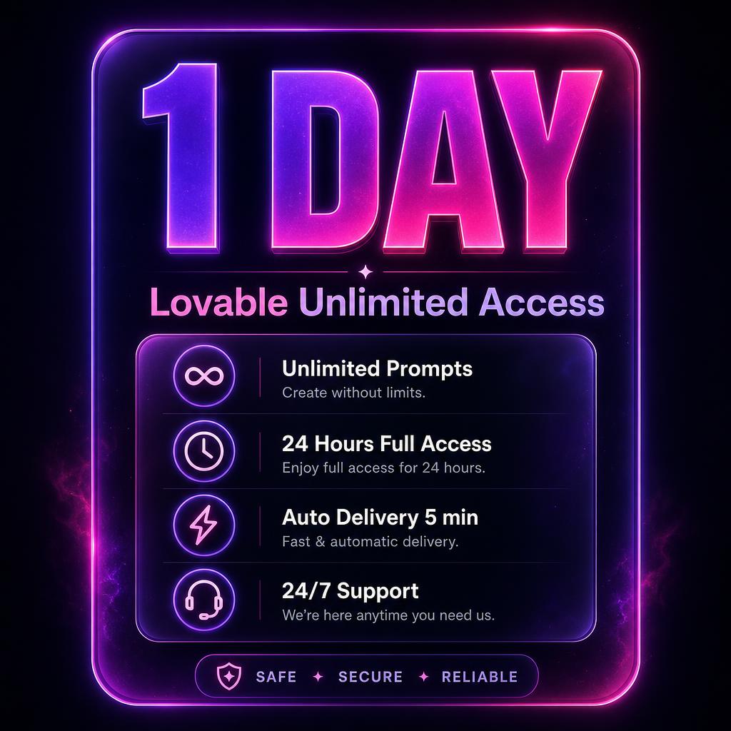 ♾️ Unlimited — 1 Day
